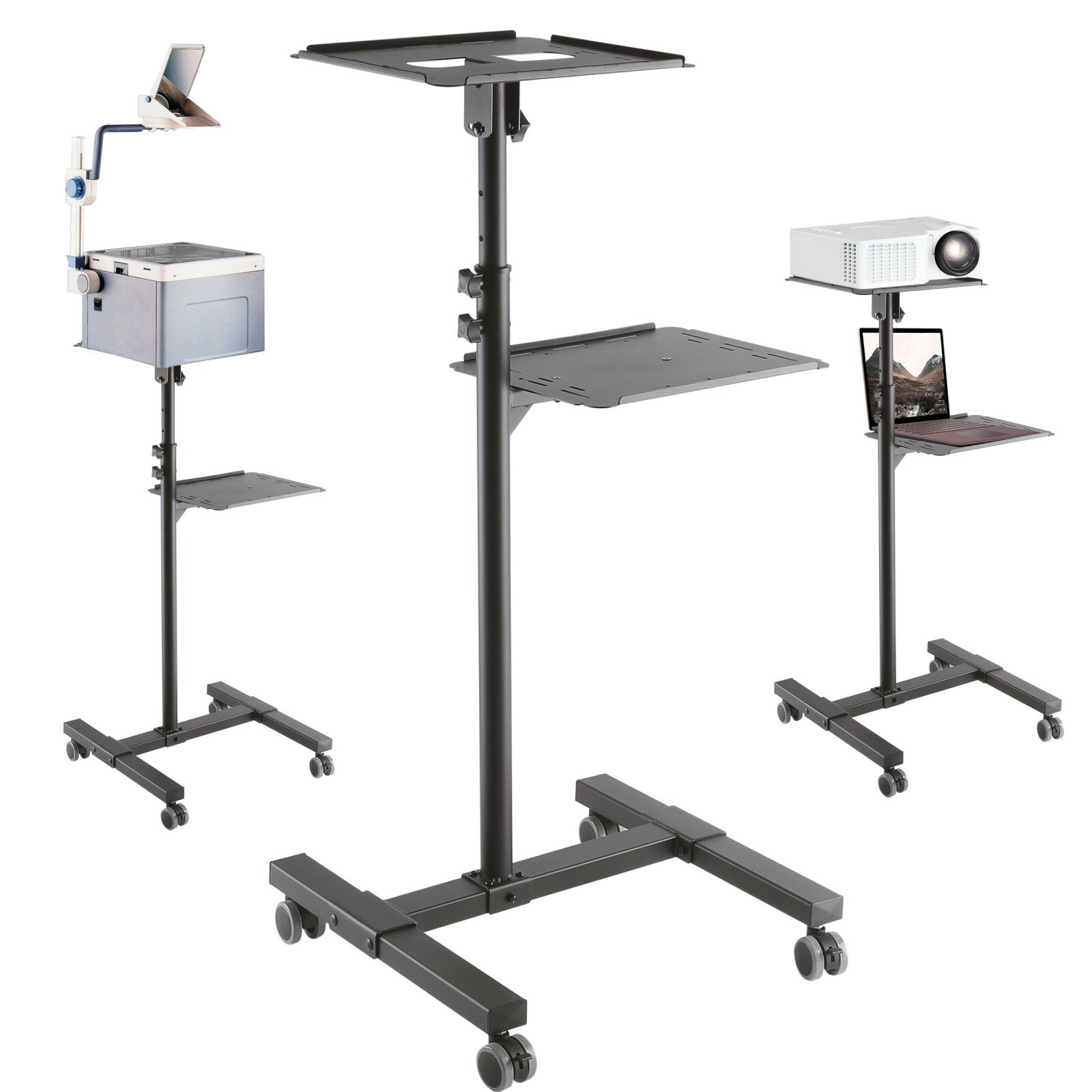 Overhead Projektor Beamer Rolltisch Ablage für Laptop Notebook Spielkonsole LB9