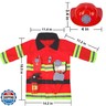 Liberry Fireman Costume for Kids 3 4 5 Years Old, Firefighter Tools with Fire Extinguisher, Pretend Play Toy Gift for Toddler Boys and Girls