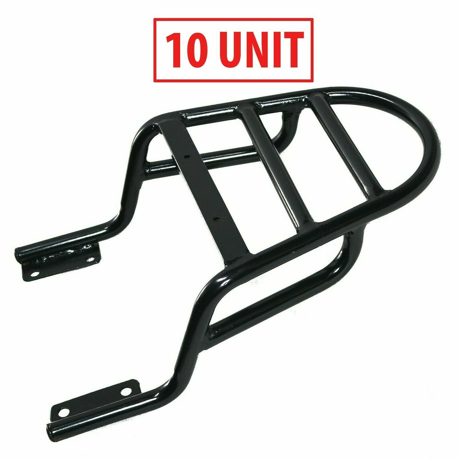 10x Fits Royal Enfield Interceptor 650cc Rear Rack Luggage Carrier Black  