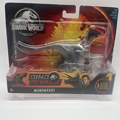 New Jurassic World MONONYKUS  Dino Rivals Mattel Attack Pack w Collector Card