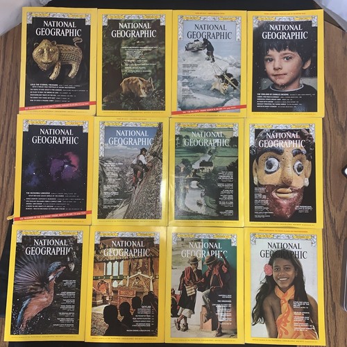 National Geographic Magazine 1974 COMPLETE 12 Issues | eBay