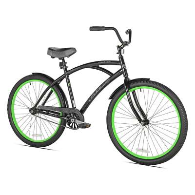 Kent 26'' La Jolla Cruiser Men's Bike, Black/Green fast shipping new.
