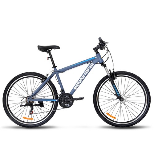 27.5" Men's Mountain Bike Shimano Hybrid 21 Speed Front Suspension Bicycle Blue