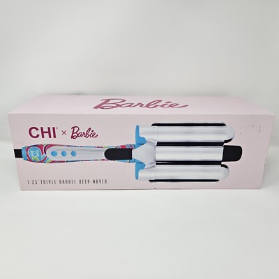CHI x Barbie 1.25'' Triple Barrel Deep Waver - Brand New - Sealed