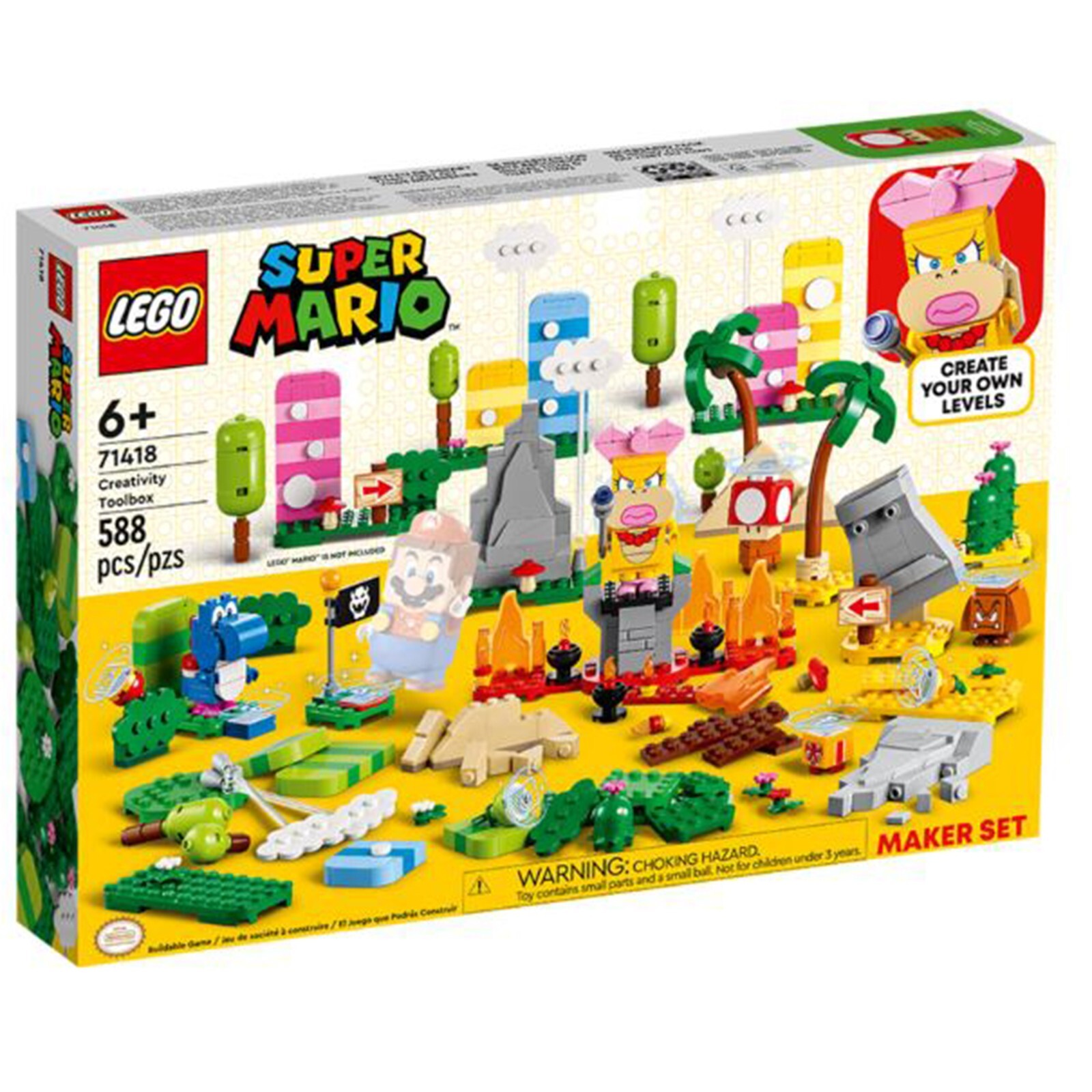 Конструктор LEGO Super Mario Creativity Toolbox 71418 НОВЫЙ