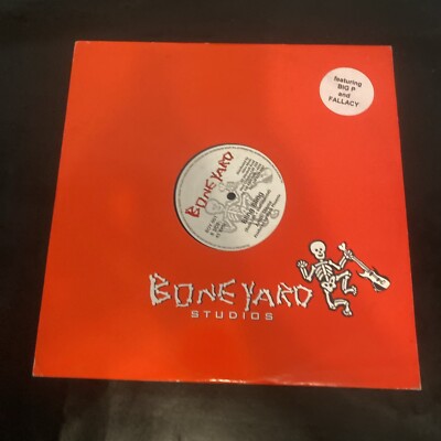 EX !! Skeme/Bling Bling/2001 Boneyard 12'' Single/Big P/Fallacy VG+/VG+