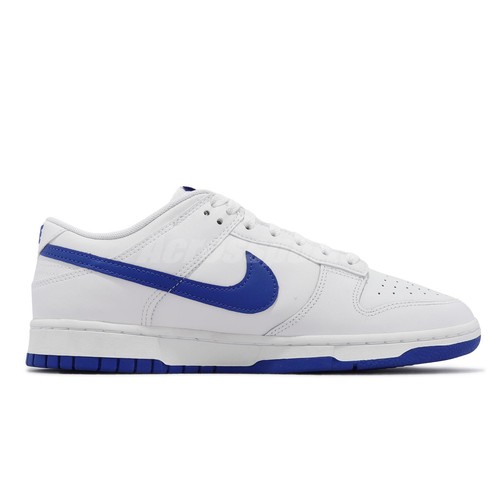 

Мужская повседневная повседневная обувь Nike Dunk Low White Hyper Royal Blue DV0831-104, Белый, Dunk Low