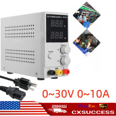 Power Supply Adjustable Variable Digital Lab Bench Stabilized Power Source 30V 