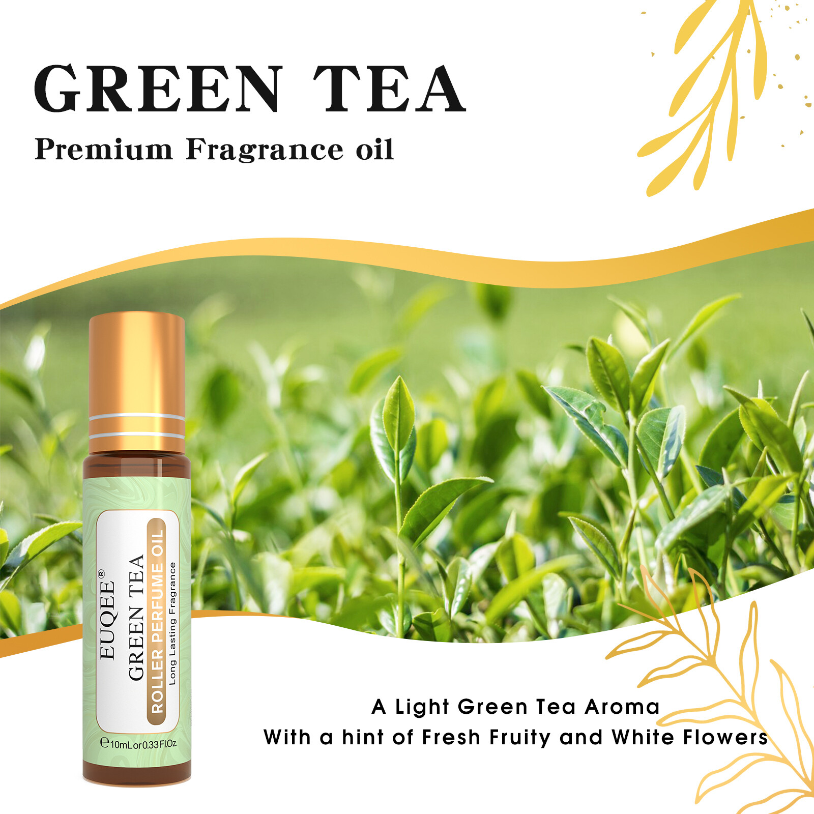[Buy 2 Get 1 Free]EUQEE 10ML Premium Fragrance Oil Roll On For Body Alcohol-Free