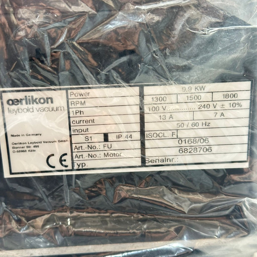 LEYBOLD VACUUM FU 0168/06 6828706 EK110002679 — 4