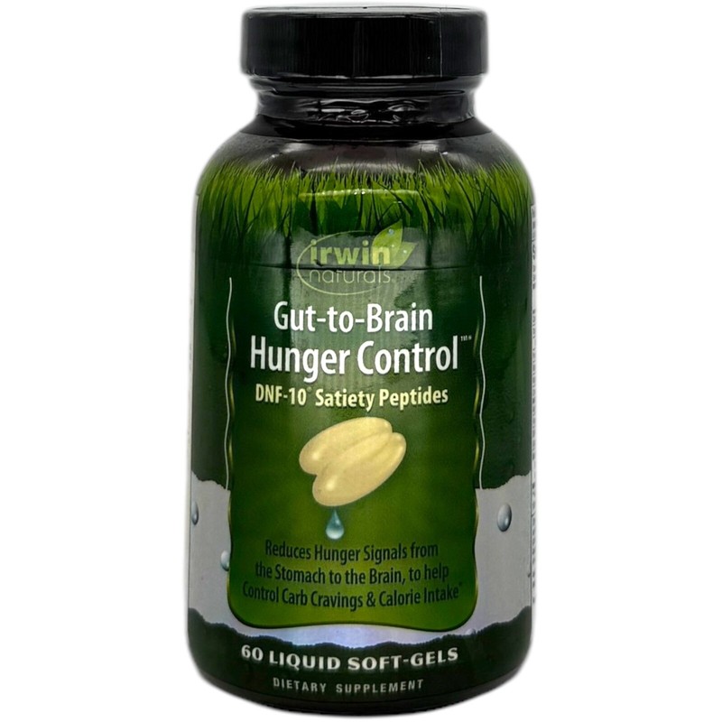Irwin Naturals Gut-to-Brain Hunger Control DNF-10 Satiety Peptides 60 ct
