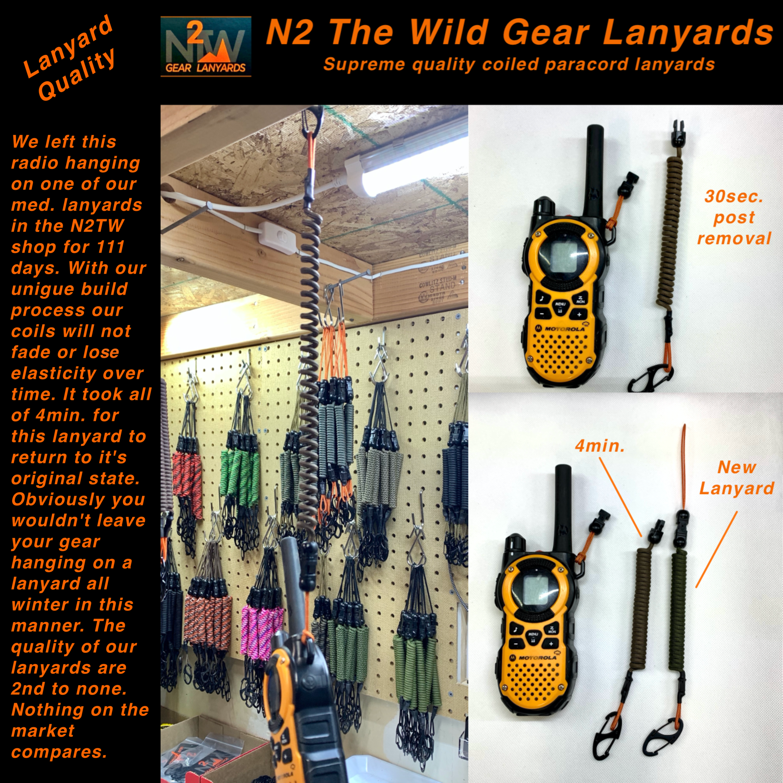 Alaska Guide Creations (AGC) Bino Harness Specific "LANYARDS" (2 colors) 