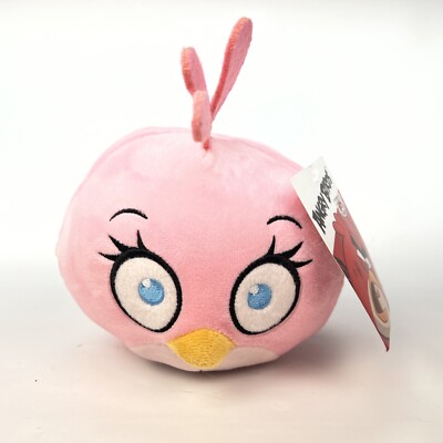 Angry Birds Pink Bird Stella Plush Stuffed Animal Rovio Toy Factory 2020