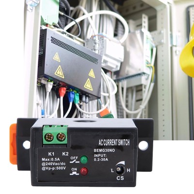 Flameproof Adjustable AC Sensing Switch 0.2~30A Self-Powered Sensing Switch