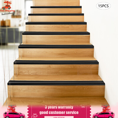 Stair Edge Protector  Anti-Slip Stair Corner Waterproof Step Edge Trim 15 pcs