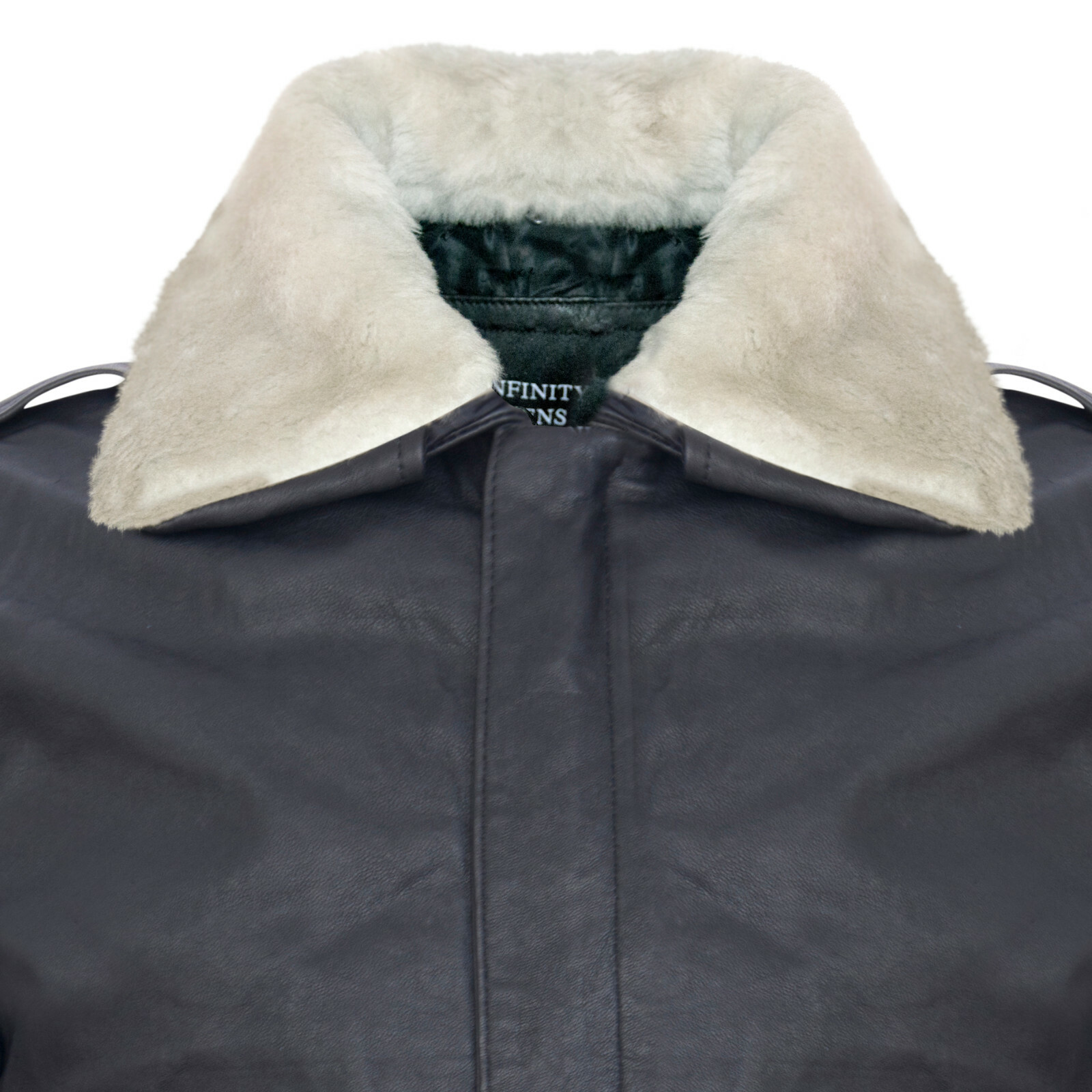 INFINITY HERREN AIR FORCE A2 USAF SCHWARZ PILOT AVIATOR ECHTLEDER FLUG BOMBER JACKE