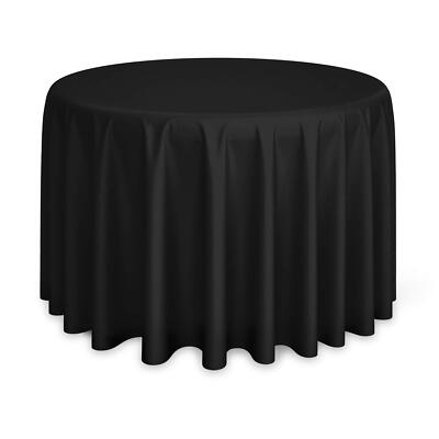 Lann's Linens - 108" Round Premium Tablecloth for Wedding/Banquet/Restaurant ...