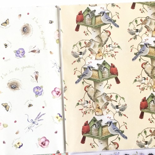 Birds Gift Wrap Wrapping Paper WWF World Wildlife Fund