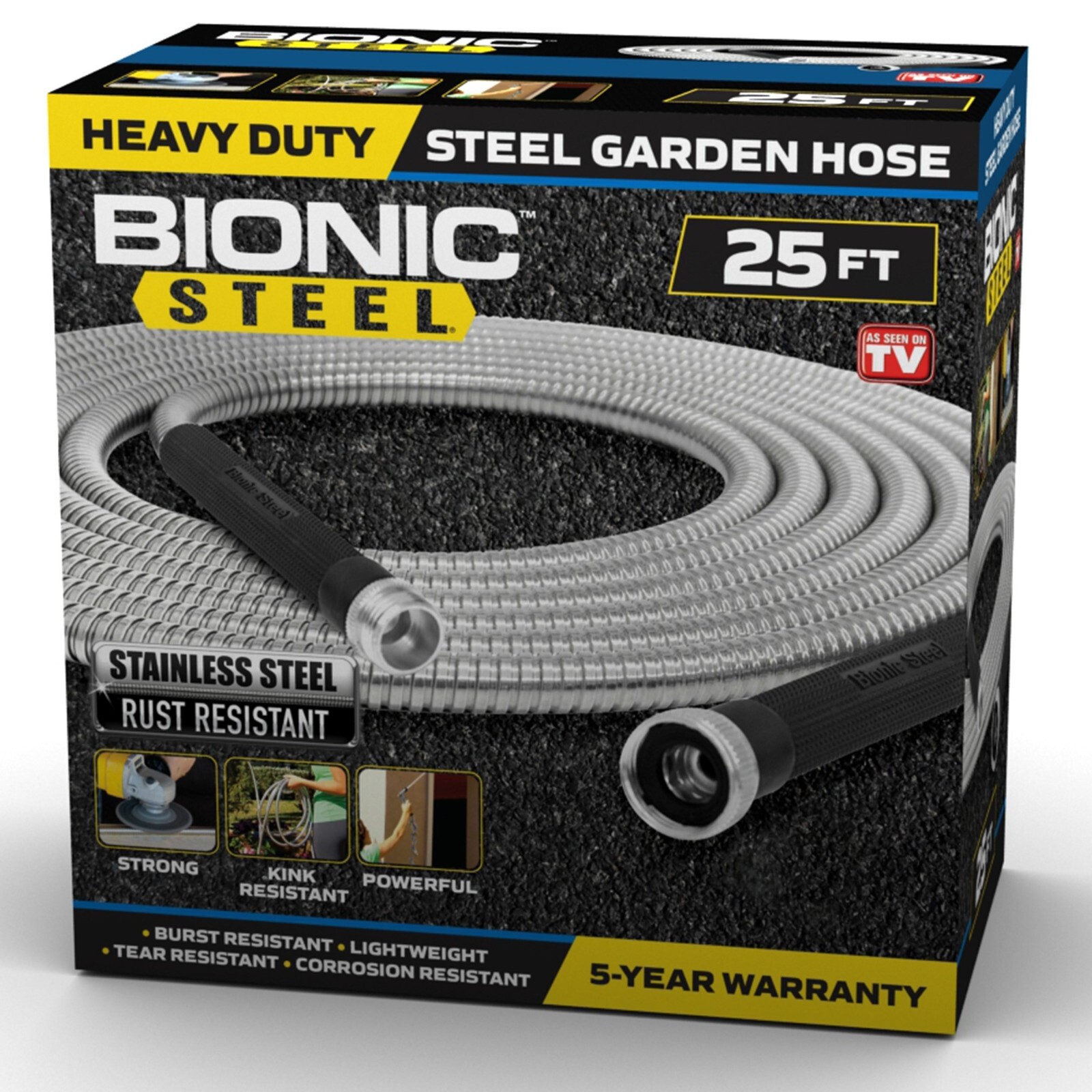 304 Stainless Steel Metal Hose Flexible Crush Resistant
