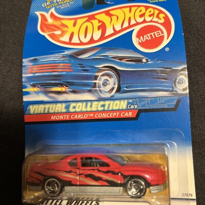 HOT WHEELS 2000 Monte Carlo, Red,  Concept Car Virtual Collection, #109