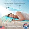 Bedsure Summer Cooling Blanket Queen Size for Hot Sleepers with Sports Mesh Design, Arc-Chill Q-Max 0.4 Lightweight Breathable Ice Cold Blanket for Night Sweats, 90 x 90 Inches, Mesh Beige