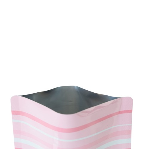 QQ Studio 2 x 4.3 in Sample Bags Bottle Shaped Foil Bags for Cosmetics & Lotions