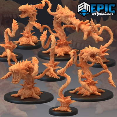 Fantasy Plant Beast Miniature | 28mm RPG Monster Figure | Resin Tabletop | DnD
