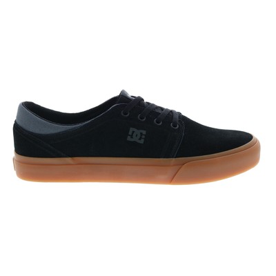 

DC Trase Suede ADYS300652-XKSW Мужские черные замшевые кроссовки, вдохновленные скейтбордом Обувь 10, Черный, DC Trase Suede