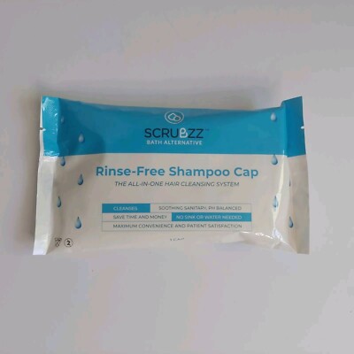 Scrubzz Rinse -Free Shampoo Cap No Water for Elderly and Bedridden Patients