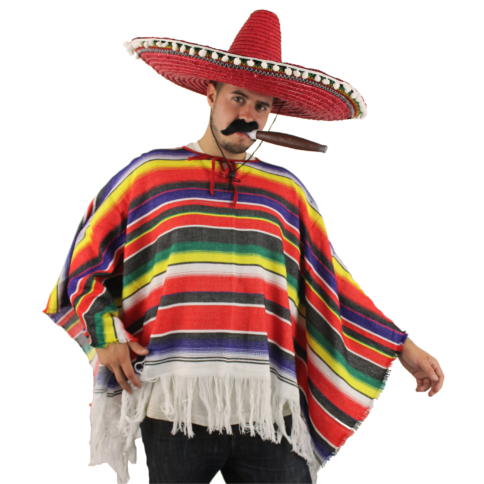 トップス Mexipa voilesucker maxican maxi poncho Amazon.com: Trade MX Authentic Heavy Handmade Mexican