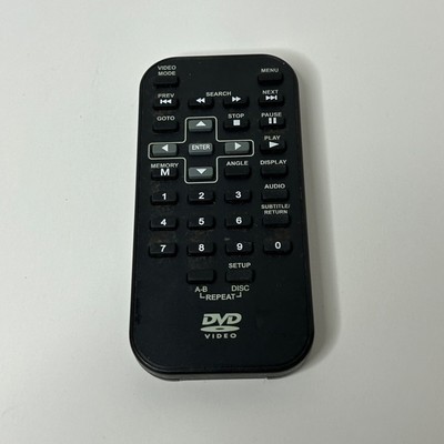 Audiovox Portable DVD Video Genuine PE-HD Remote Control  EE5 Gray Navigation