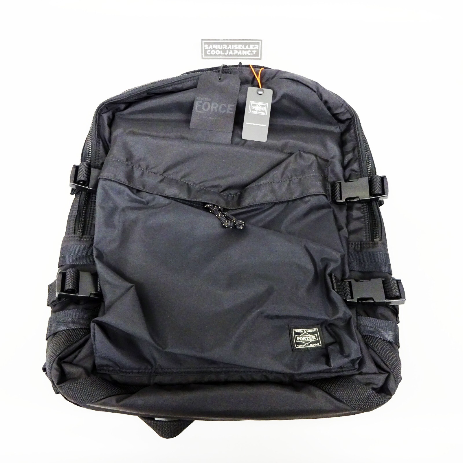 Yoshida PORTER FORCE DAY PACK Back Pack 855-05902 Black Yoshida PORTER FORCE DAY PACK Back Pack 855-05902 Black