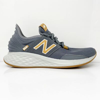 

New Balance Мужские кроссовки Fresh Foam Roav MROAVBG Серые кроссовки Размер 10,5 D, Серый, Fresh Foam Roav