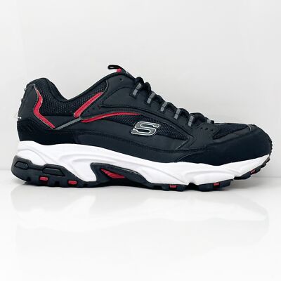 

Skechers Mens Stamina Cutback 51286EW Черная повседневная обувь Кроссовки Размер 12, Черный, Stamina Cutback
