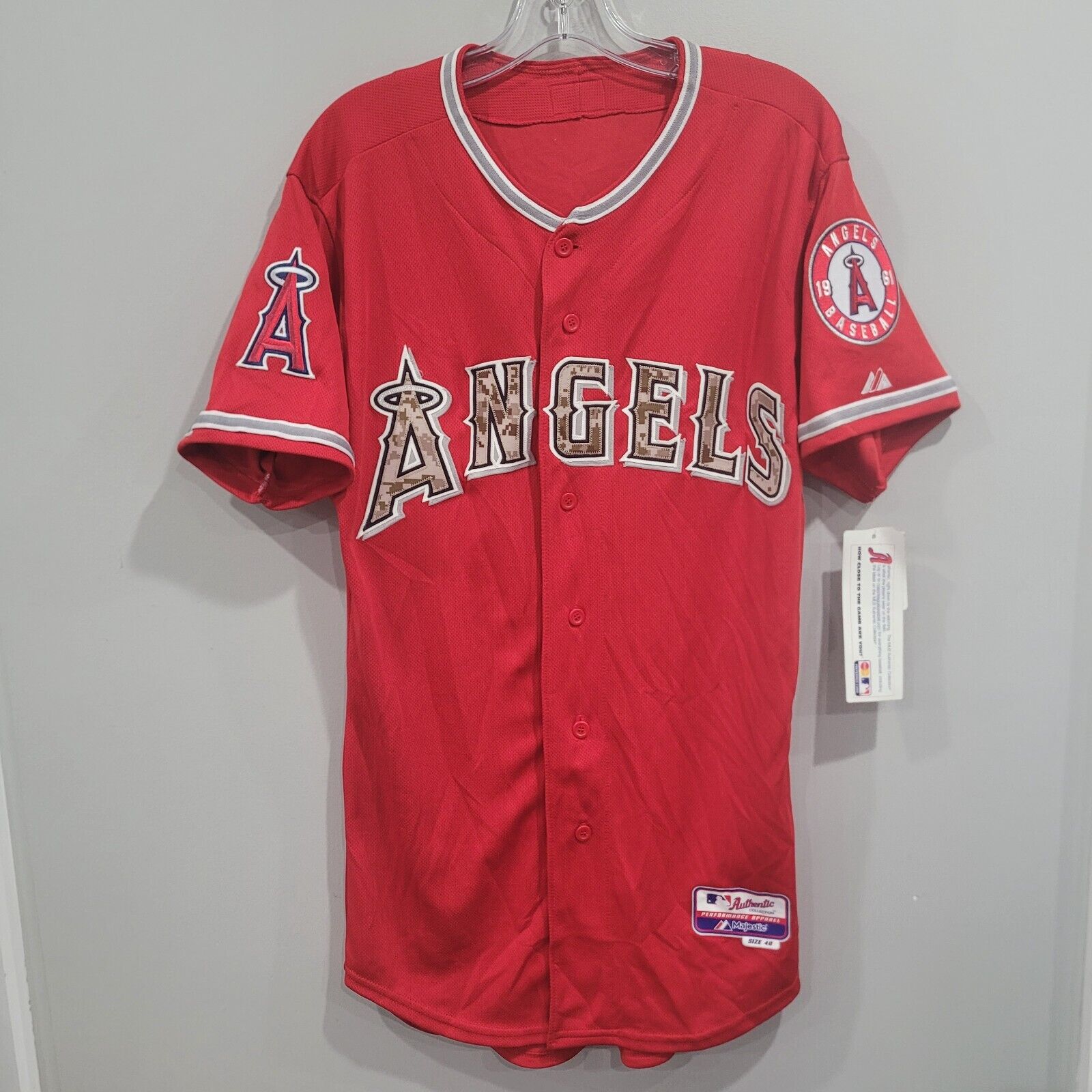 MLB エンジェルス　ジャージ　L $_57.JPG?set_id=880000500F