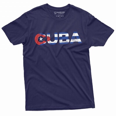 Cuba National Flag Tee Cuba Lover Shirt Cuba Patriotic T-Shirt Cuban Gifts 