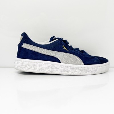 

Кроссовки Puma Boys Suede Classic XXI 380561-03 Синий Повседневная обувь Размер 11.5C, Suede Classic XXI