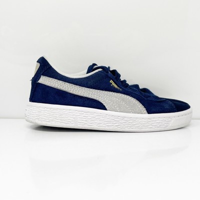 Кроссовки Puma Boys Suede Classic XXI 380561-03 Синий Повседневная обувь Размер 11.5C