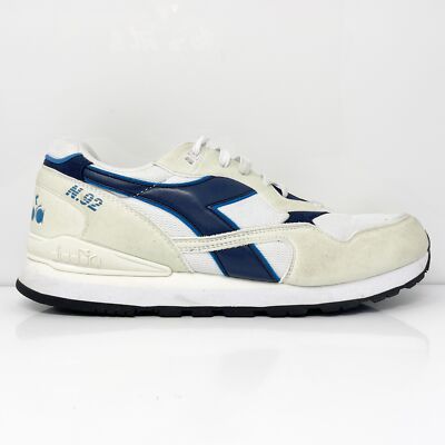 

Diadora Mens N 92 C1494 Белая Повседневная Обувь Кроссовки Размер 10, Белый, N 92