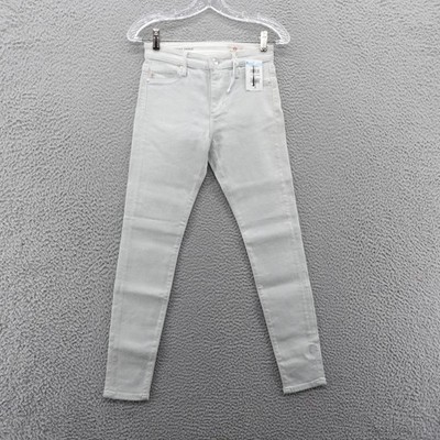 AG Adriano Goldschmied Farrah Ankle Seamless Hi Rise Skinny Jeans Size 25 Gray