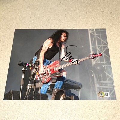 SIMON GALLUP autographed signed 8X10 PHOTO THE CURE BECKETT BAS COA
