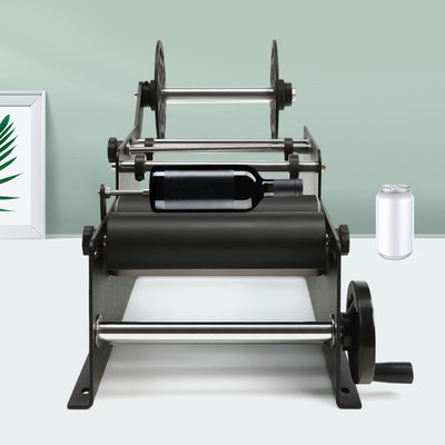 Manual MT-30 Semi-Automatic Label Applicator Round Bottle Labeling Machine USA