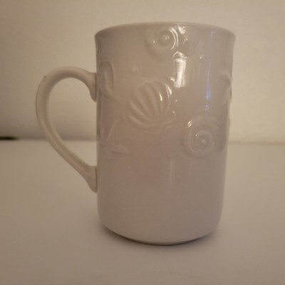 MIKASA Hampton Bay HAMPTON BAYS Embossed Shell Coffee Tea Mug