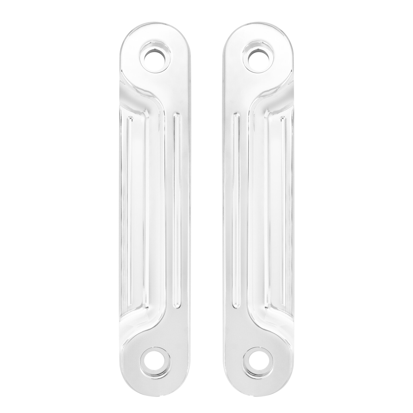 Chrome LED Flush Fork Turn Signal Side Light For Harley Road King Glide 98-2024