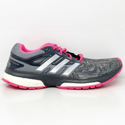 

Adidas Womens Response Boost Techfit B26602 Серые кроссовки для бега Размер 7.5, Серый, Response Boost Techfit