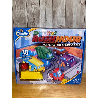 ThinkFun Rush Hour Traffic Jam Logic Challenge Board Game