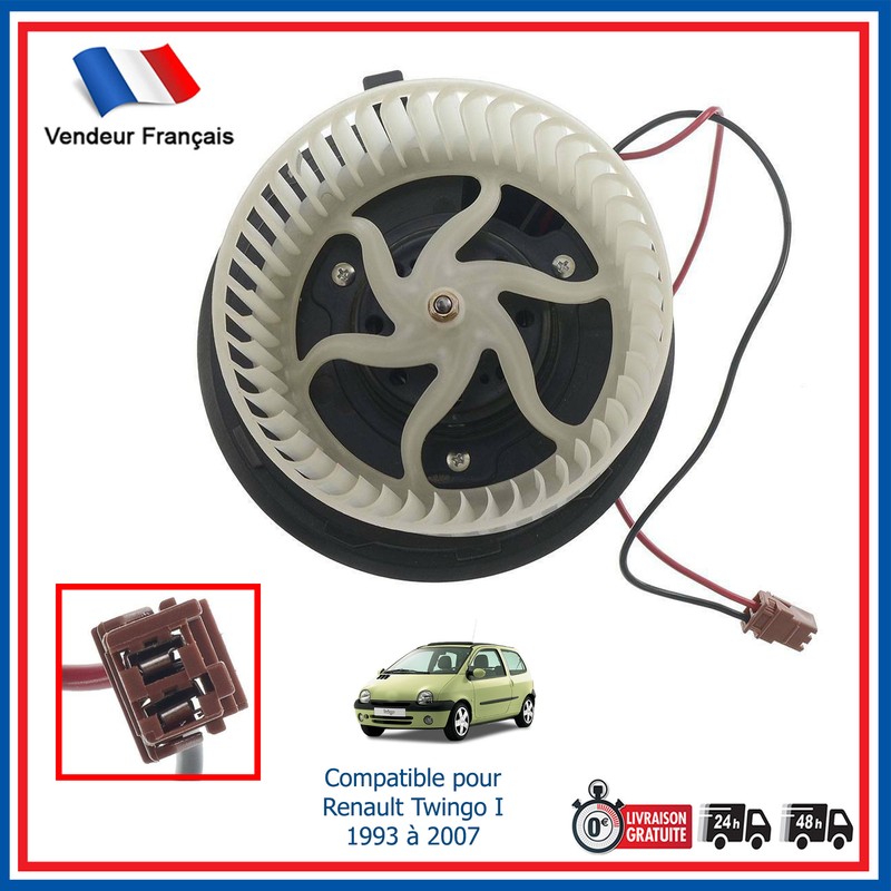 Pulseur D'Air De Chauffage Habitacle Renault Twingo I De 1993 Ã  2007 7701038210