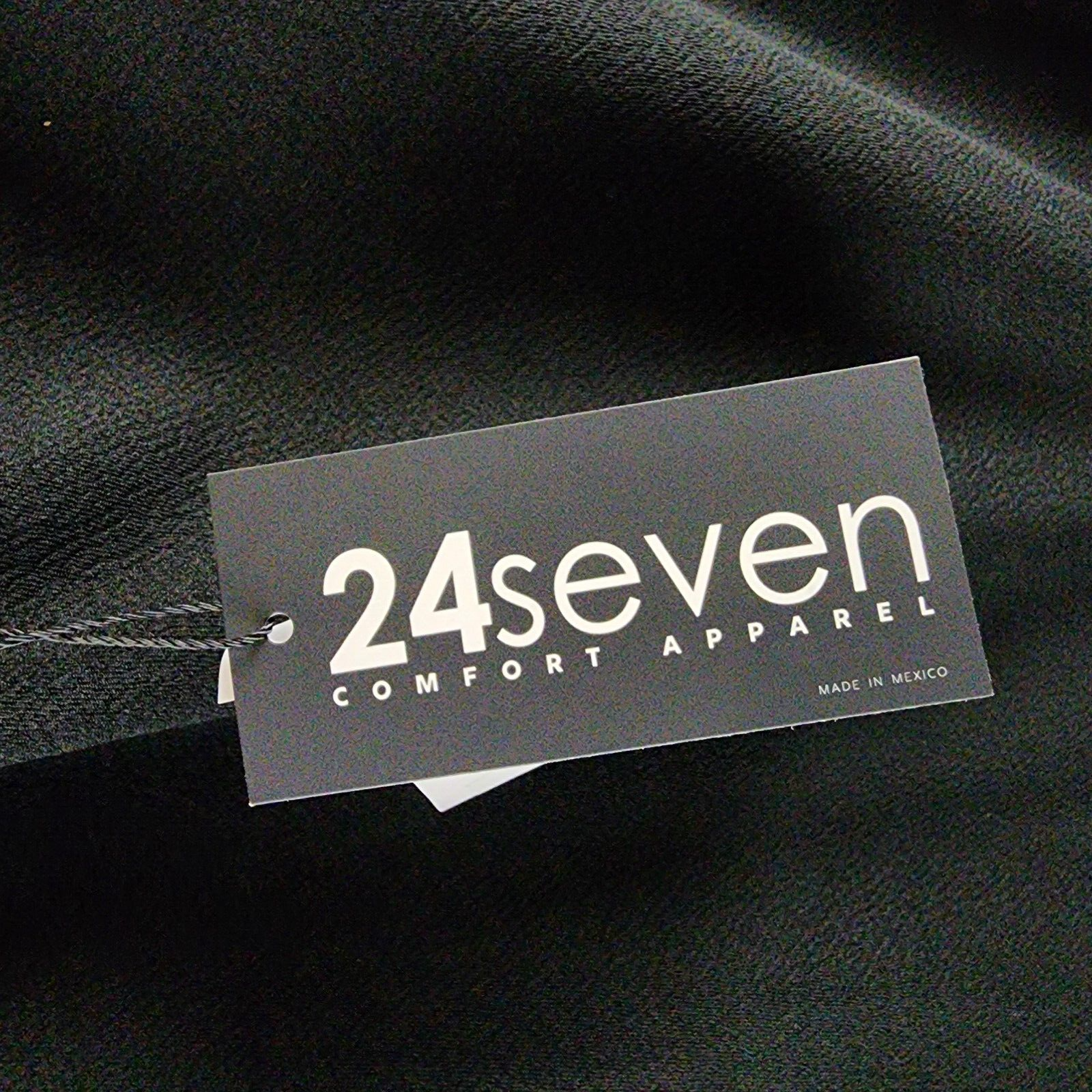 24seven Comfort Apparel Plus Size High Low Maxi Dress Women's 3X Black Pullover~ - Picture 9 of 14