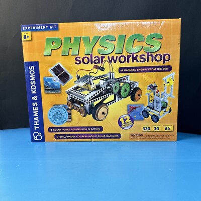 THAMES AND KOSMOS PHYSICS SOLAR WORKSHOP KIT Parents Choice, Silver Honor ￼