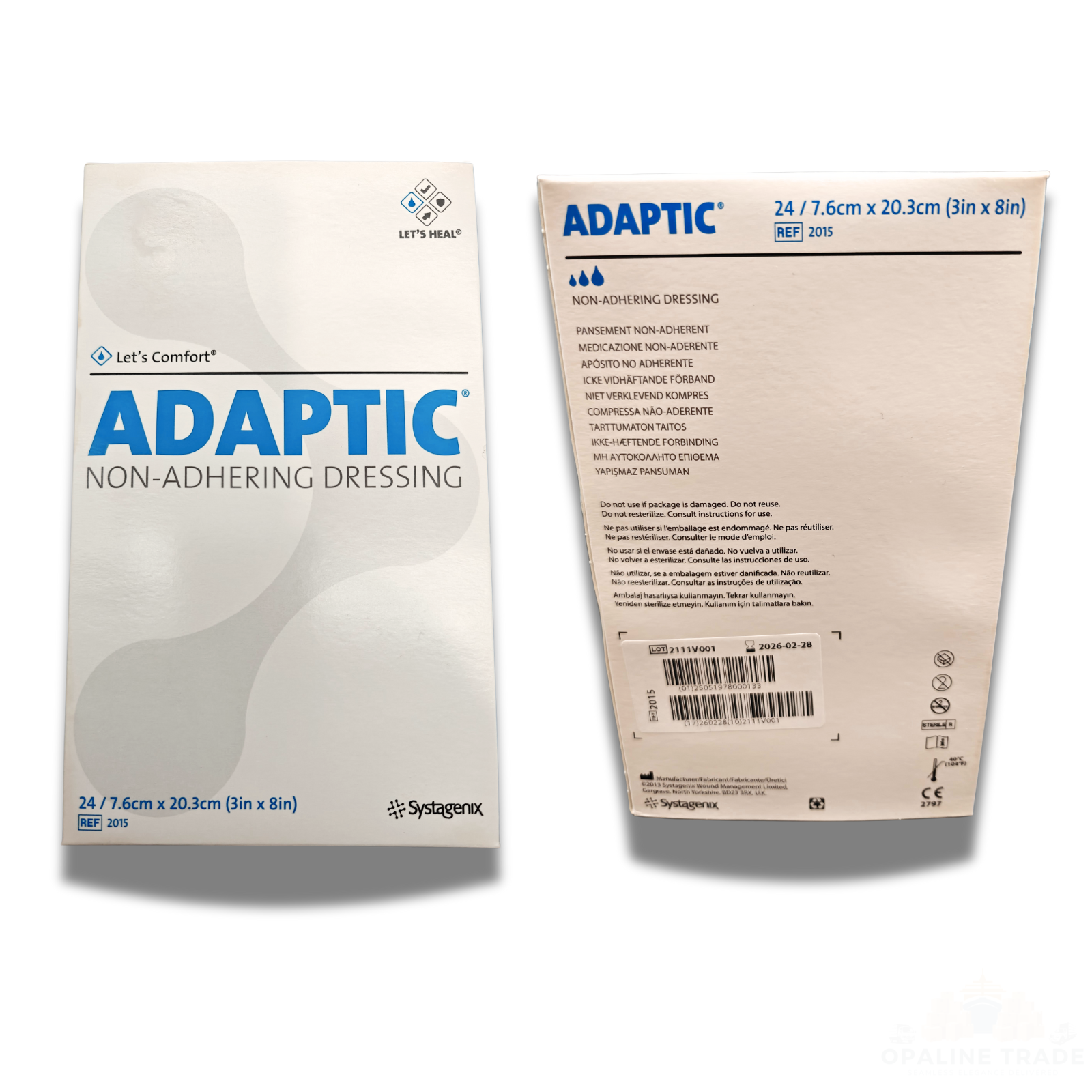 Wound Dressings Adaptic Non-Adhering Dressing 3x8 Inch - 24 Per Box ...